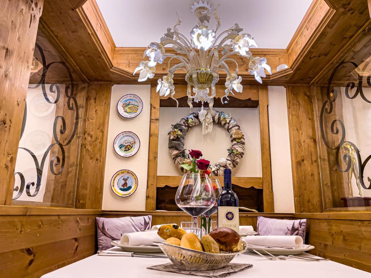 Hotel Da Beppe Sello Cortina dʼAmpezzo Eksteriør bilde